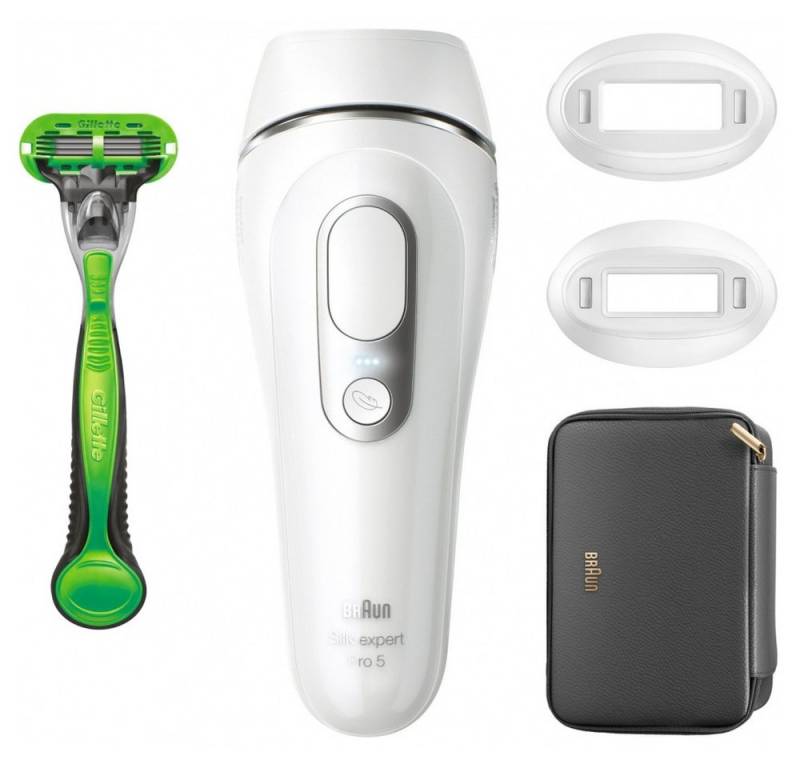 Braun IPL-Haarentferner Silk-expert Pro 5 PL5145 - IPL-Haarentferner - weiß/silber von Braun