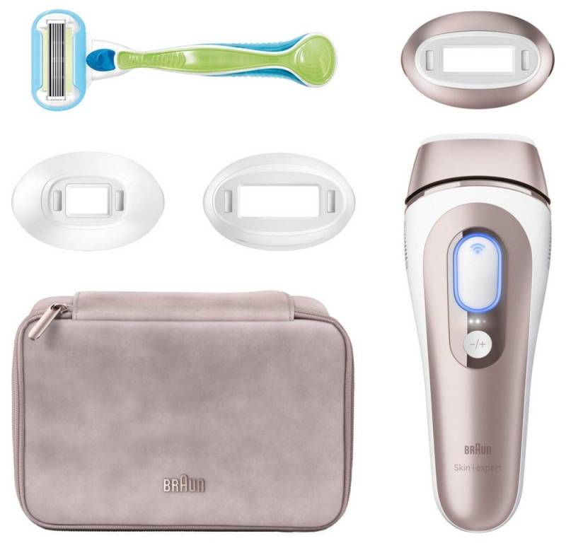 Braun IPL-Haarentferner Skin-i.expert Pro PL7253 - IPL-Haarentferner - weiß/rosegold von Braun