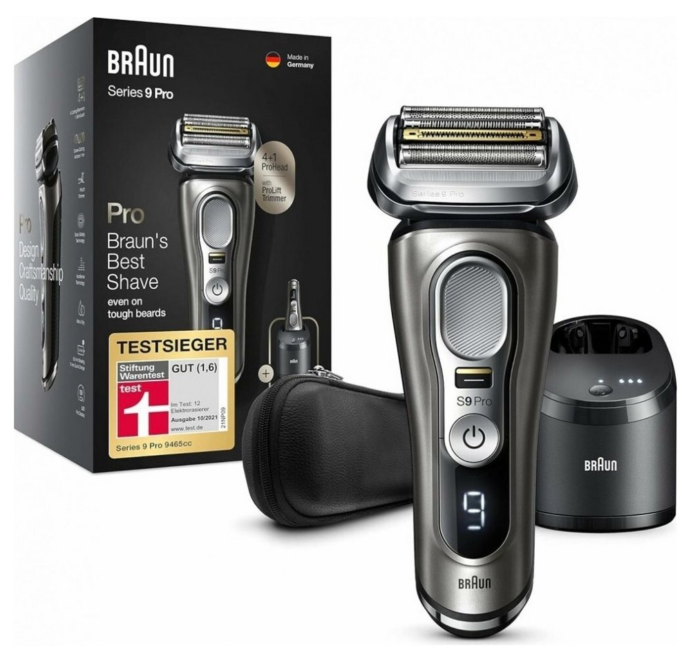Braun Körperrasierer Braun Series 9 Pro+ 9575cc Wet & Dry Rasierer, Wet & Dry Rasierer, 90 Minuten Akkulaufzeit von Braun