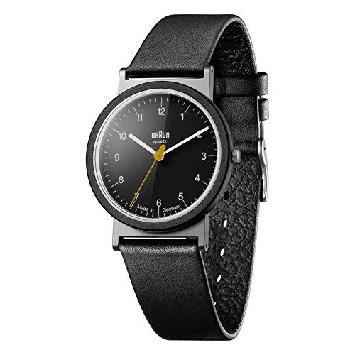 Braun Unisex Datum klassisch Quarz Uhr mit Leder Armband AW10 von Braun