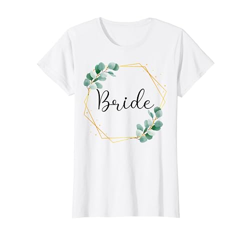 Damen Braut Junggesellenabschied Eukalyptus Grün Braut T-Shirt Damen Braut Junggesellenabschied Eukalyptus Grün Braut T-Shirt von Braut T-Shirt Kollektion