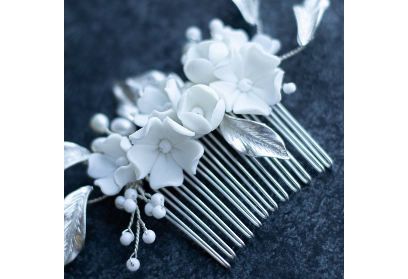 Brautkrone Diadem Haarkamm Braut Haarschmuck Hochzeit Hochzeitsschmuck (1-tlg., 1-teilig), handgefertigt von Brautkrone