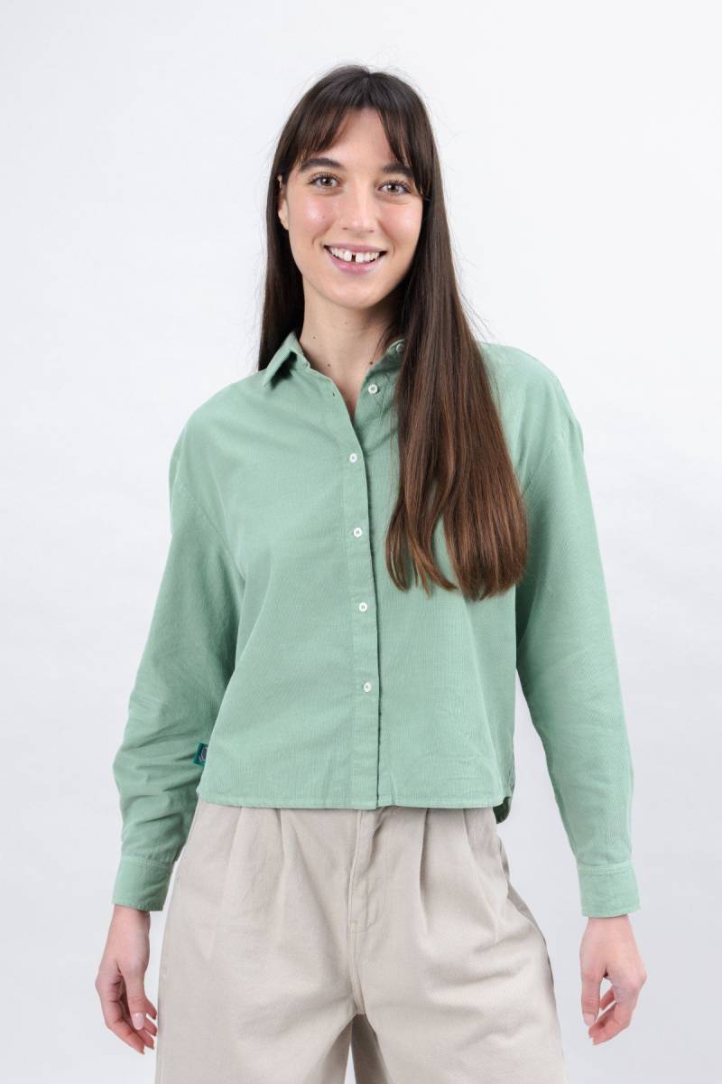 Bluse Baby Cord Shale Grün von Brava Fabrics