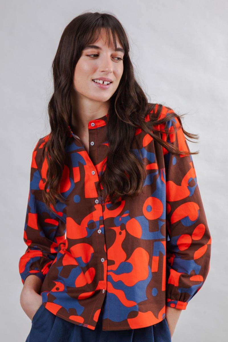 Bluse Sobremesa Rot von Brava Fabrics