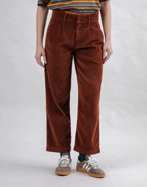 Brava Fabrics Corduroy Faltenhose Kupfer von Brava Fabrics