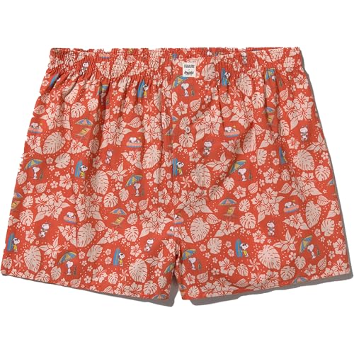 Brava Fabrics Herren Peanuts Tropical Boxer, red, XL von Brava Fabrics