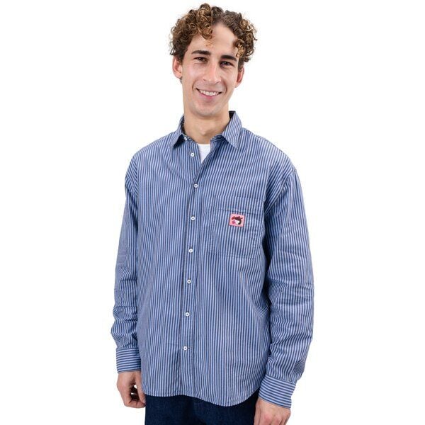 Brava Fabrics Langarm-Hemd Relaxed Stripes Gum von Brava Fabrics