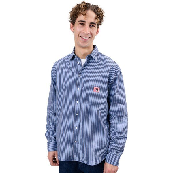 Brava Fabrics Langarm-Hemd Relaxed Stripes Gum von Brava Fabrics