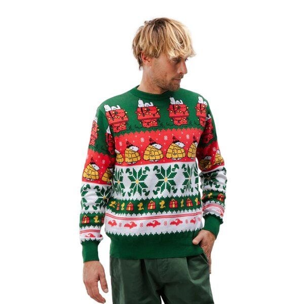 Brava Fabrics Strickpullover Peanuts Xmas Multicolor von Brava Fabrics