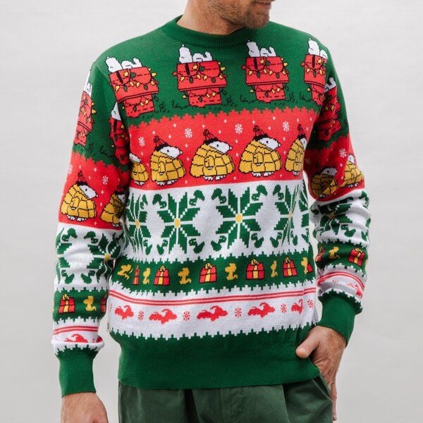 Brava Fabrics Strickpullover Peanuts Xmas von Brava Fabrics