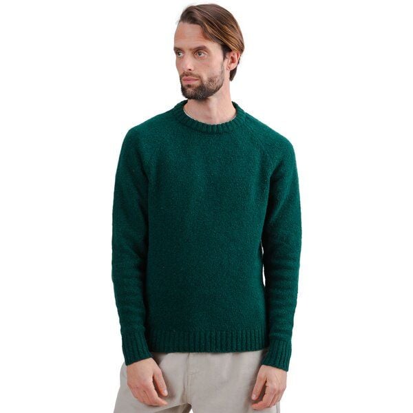 Brava Fabrics Strickpullover Raglan Wool Green von Brava Fabrics
