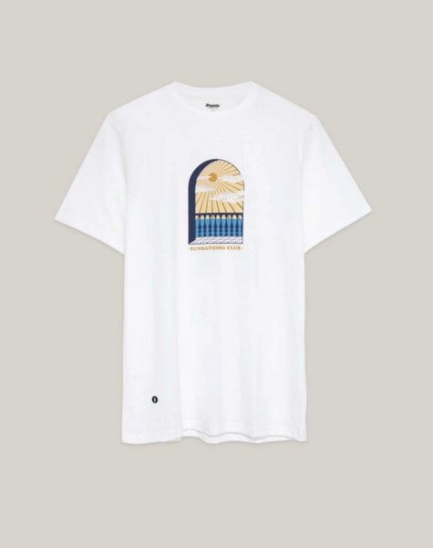 Brava Fabrics Sunbathing Club T-Shirt White von Brava Fabrics