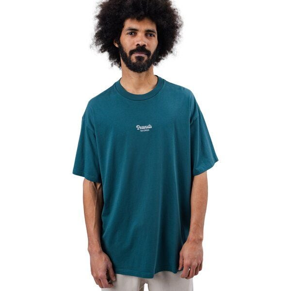 Brava Fabrics T-Shirt Peanuts Records Green von Brava Fabrics