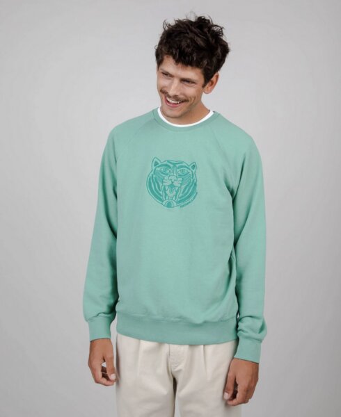 Brava Fabrics Tiger Sweatshirt Light Morera von Brava Fabrics