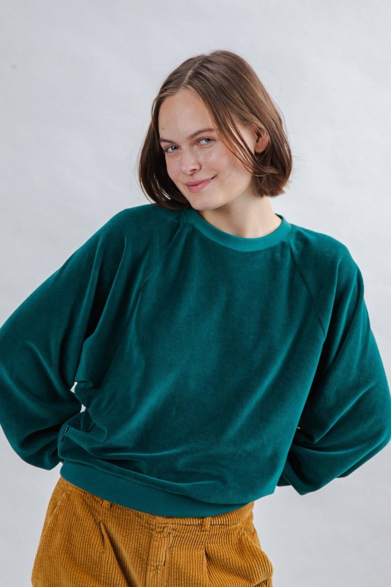 Sweatshirt Velvet Raglan von Brava Fabrics