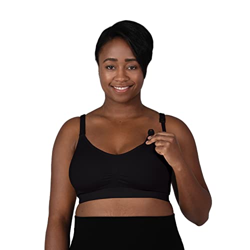 Bravado! Basics Damen Komfort Schwangerschafts-BH und Still-BH verstellbar, nahtlos, S-XXL, Schwarz, Medium von Bravado! Designs