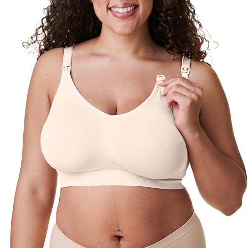 Bravado Designs Body Silk Nahtloser Still-BH zum Stillen, kabelloser Schwangerschafts-BH, Pearl - Nachhaltiger Stoff, X-Large Bravado Designs Body Silk Nahtloser Still-BH zum Stillen, kabelloser Schwangerschafts-BH, Pearl - Nachhaltiger Stoff, X-Large von Bravado Designs