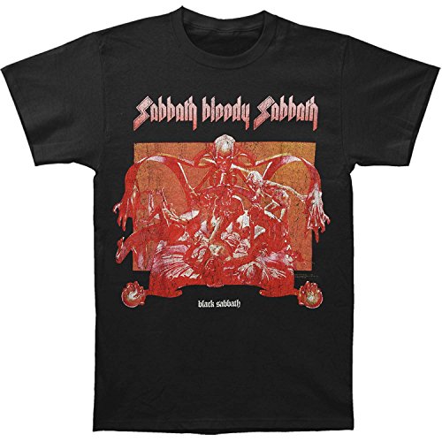 Bravado Herren Black Sabbath Bloody (Distressed), schwarz, X-Groß von Bravado