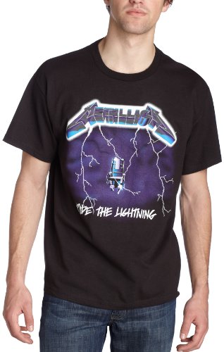 Bravado Herren Metallica- Ride Lightning T-Shirt - Schwarz - Groß von Bravado