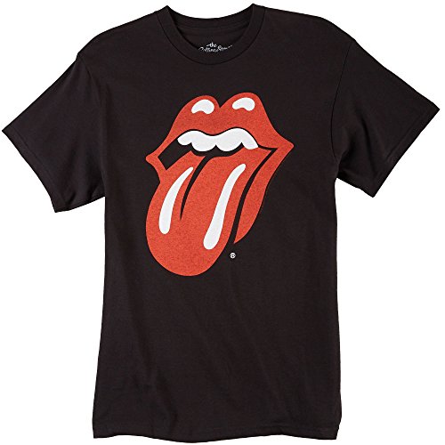 Bravado Herren Rolling Stones Classic Tongue T-Shirt - Schwarz - Groß von Bravado