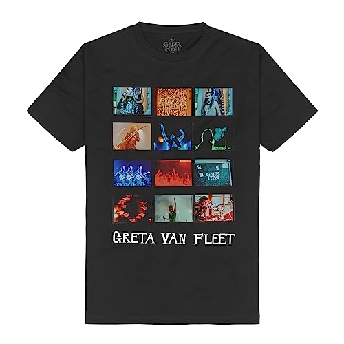Greta Van Fleet Herren My Way Soon Cover T-Shirt Schwarz | Offizielles Lizenzprodukt, Schwarz, Klein von Bravado