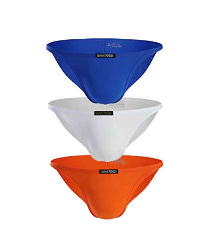 BRAVE PERSON Niedrige Taille Bikini Bademode Herren Bequeme Mode Unterwäsche Slip B1133 - - Medium von Brave Person