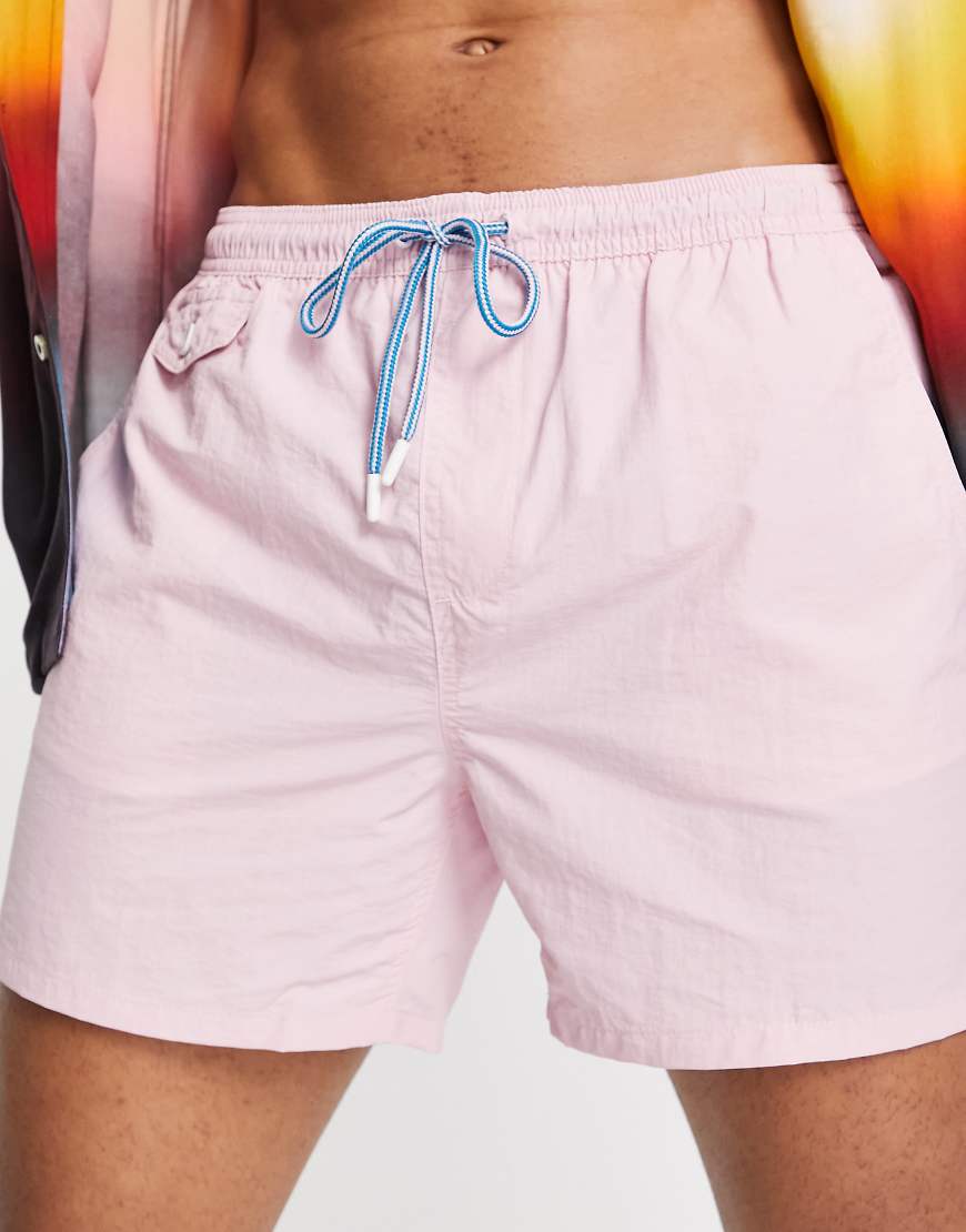 Brave Soul - Badeshorts in Rosa von Brave Soul