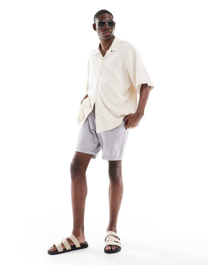 Brave Soul - Chino-Shorts in Grau von Brave Soul