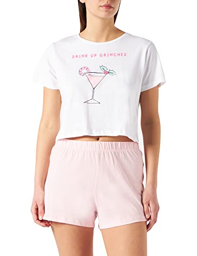 Brave Soul Damen 149drinkup Pyjamaset, Rose, 36 von Brave Soul