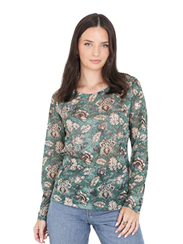 Brave Soul Damen LLT-224Orchidee/Jda T-Shirt, grün, Large von Brave Soul