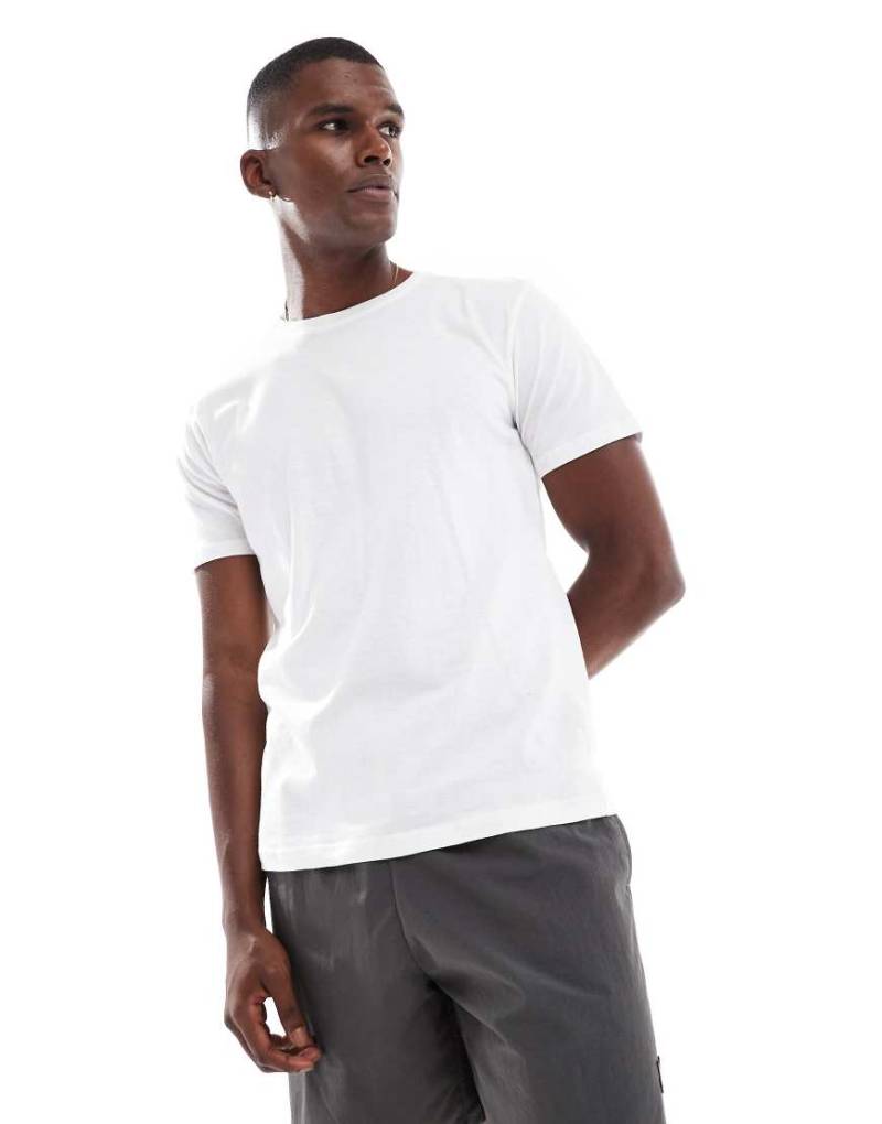 Brave Soul - Kurzärmliges T-Shirt aus mittelschwerem Material in Weiß von Brave Soul