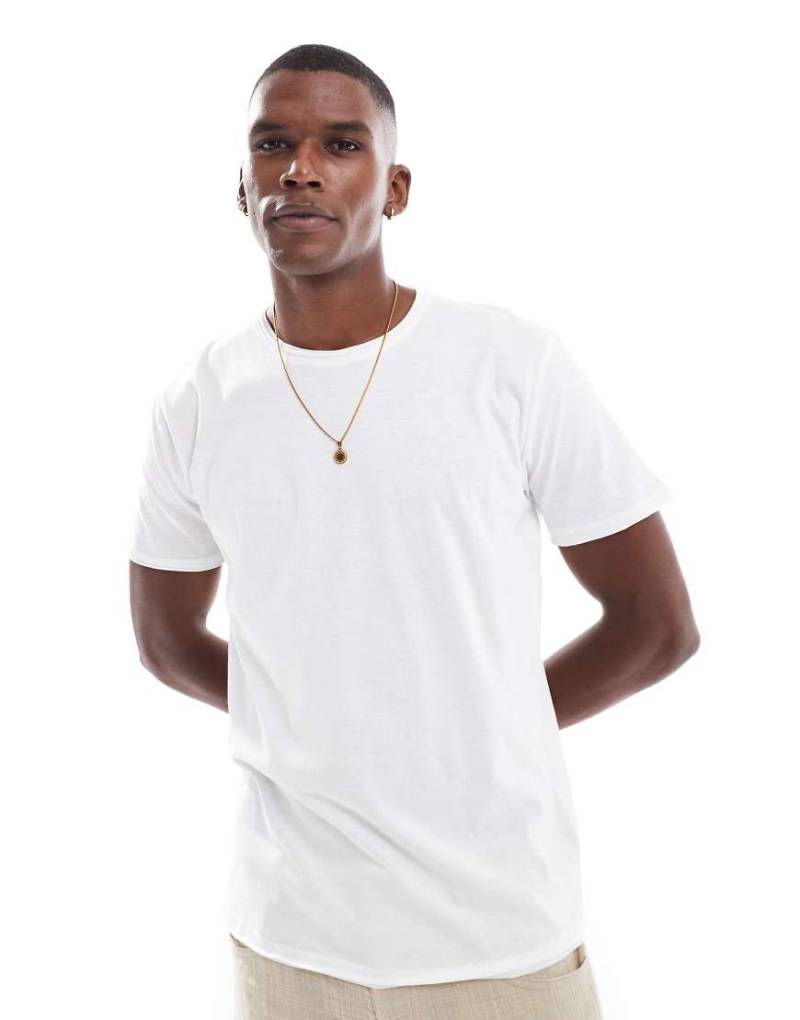 Brave Soul - Kurzärmliges T-Shirt in Weiß von Brave Soul