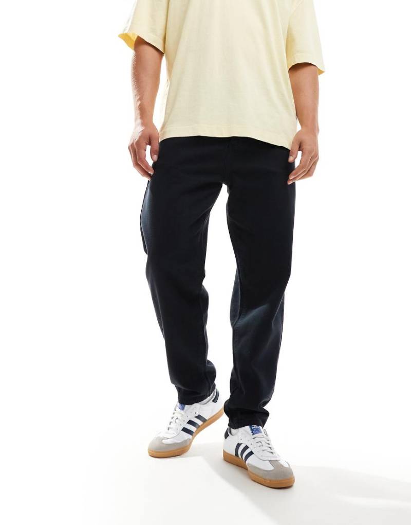 Brave Soul - Schmal zulaufende Hose in dunklem Marineblau, Kombiteil von Brave Soul