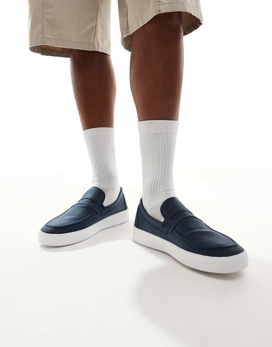 Brave Soul - Slipper-Halbschuhe in Marineblau Brave Soul - Slipper-Halbschuhe in Marineblau von Brave Soul