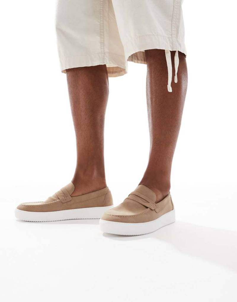 Brave Soul - Slipper-Loafer in Taupe-Neutral von Brave Soul