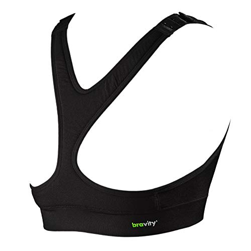 Bravity Damen Schlaf-BH mit Anti-Falten-Dekolleté, nahtlos und verstellbar, Schwarz, Größe M, Schwarz, Medium Bravity Damen Schlaf-BH mit Anti-Falten-Dekolleté, nahtlos und verstellbar, Schwarz, Größe M, Schwarz, Medium von Bravity