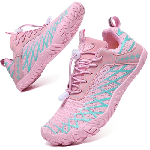 Barfußschuhe Weit Herren Damen Barfussschuhe Traillaufschuhe Five Finger Zehenschuhe Minimalistische Zero-Drop Sohlen Wanderschuhe Leicht Laufschuhe Komfort Fitnessschuhe Unisex PinkGren EU37 Barfußschuhe Weit Herren Damen Barfussschuhe Traillaufschuhe Five Finger Zehenschuhe Minimalistische Zero-Drop Sohlen Wanderschuhe Leicht Laufschuhe Komfort Fitnessschuhe Unisex PinkGren EU37 von Bravover