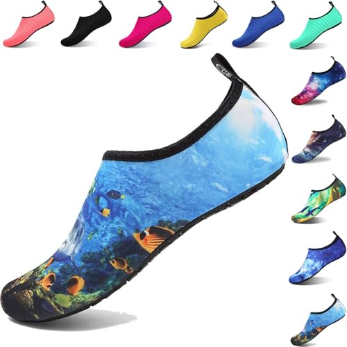 Bravover Aquaschuhe Strand-/Schwimm-/Joga-Badeschuhe Unisex schnell trocknend ,41/42 EU, Style5 von Bravover