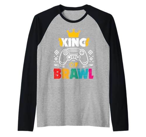 Herren Brawl King Brawling Gamer Gaming Raglan Herren Brawl King Brawling Gamer Gaming Raglan von Brawl King Gamer