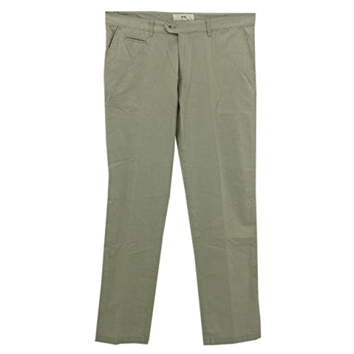 BRAX, Everest U, Herren Chino Jeans Hose Popeline Stretch Lightgrey D 28 W 42 L 32 von BRAX
