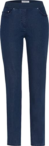 Raphaela by Brax Damen Slim Jeanshose 10-6220 Pamina, Gr. W40/L32 (Herstellergröße: 50), Blau (Stoned 25) von Raphaela by Brax