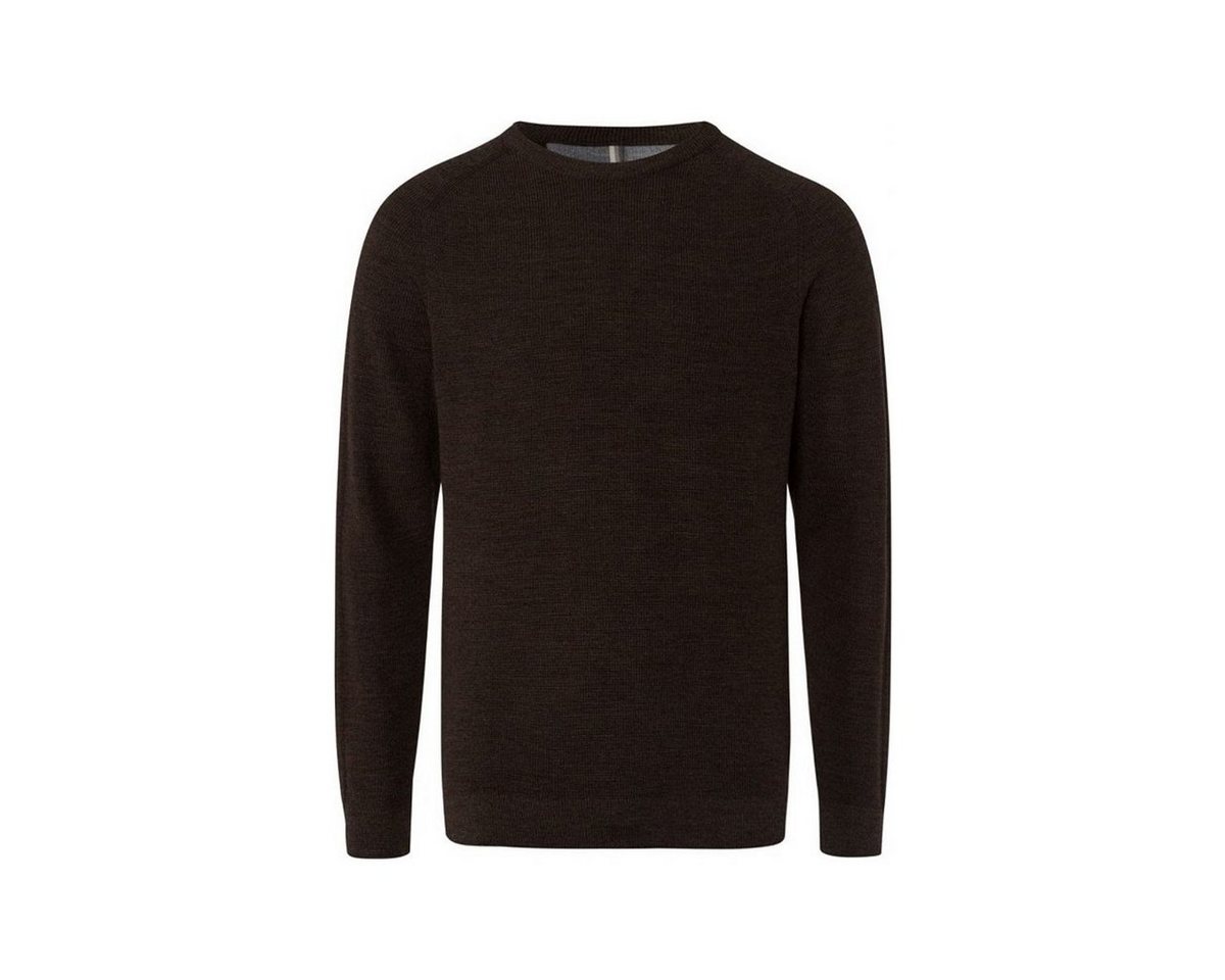 Brax Rundhalspullover V Pullover für Herren in unifarben (1-tlg) von Brax