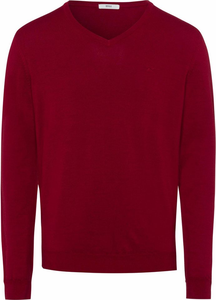 Brax V-Ausschnitt-Pullover V-Pullover für Herren (1-tlg) von Brax