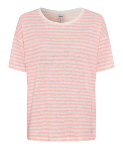 Style Candice gestreiftes Leinenshirt mit kurzem Ärmel von BRAX