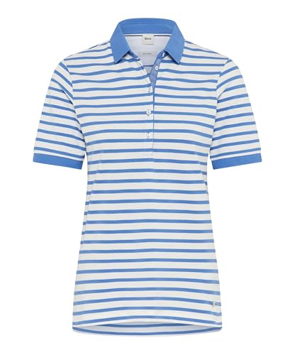 Style Cleo gestreiftes Poloshirt unifarben in Einer Pima Pique Qualität von BRAX