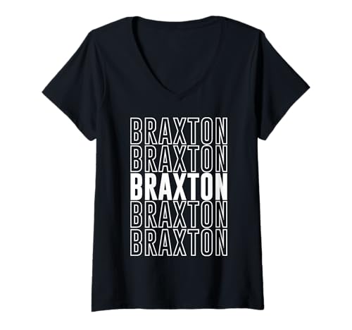 Damen Braxton T-Shirt mit V-Ausschnitt Damen Braxton T-Shirt mit V-Ausschnitt von Braxton Apparel
