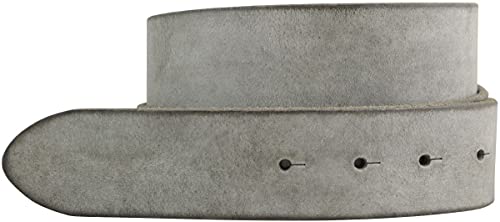 Brazil Lederwaren Wechselgürtel aus weichem Vollrindleder Used-Look ohne Schnalle 4 cm | Druckknopf-Gürtel für Damen Herren 40mm | Vintage-Look | Dunkelgrau 80cm Brazil Lederwaren Wechselgürtel aus weichem Vollrindleder Used-Look ohne Schnalle 4 cm | Druckknopf-Gürtel für Damen Herren 40mm | Vintage-Look | Dunkelgrau 80cm von Brazil Lederwaren