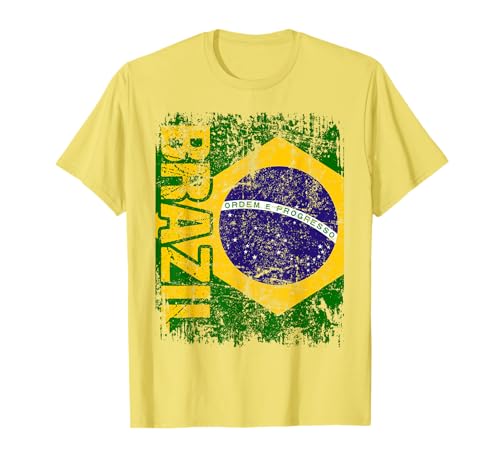 BRASILIEN Flagge | Damen Herren Kinder Gelb BRASILIEN T-Shirt BRASILIEN Flagge | Damen Herren Kinder Gelb BRASILIEN T-Shirt von Brazil Family Shop