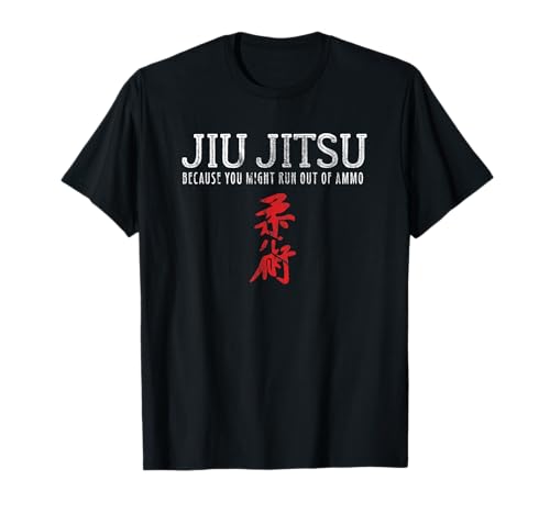 Brazilian Jiu Jitsu BJJ Designs Herren Jiu Jitsu T-Shirt Schwarz S Klassisch Sporty Kurzarm T-Shirt von Brazilian Jiu Jitsu BJJ Designs