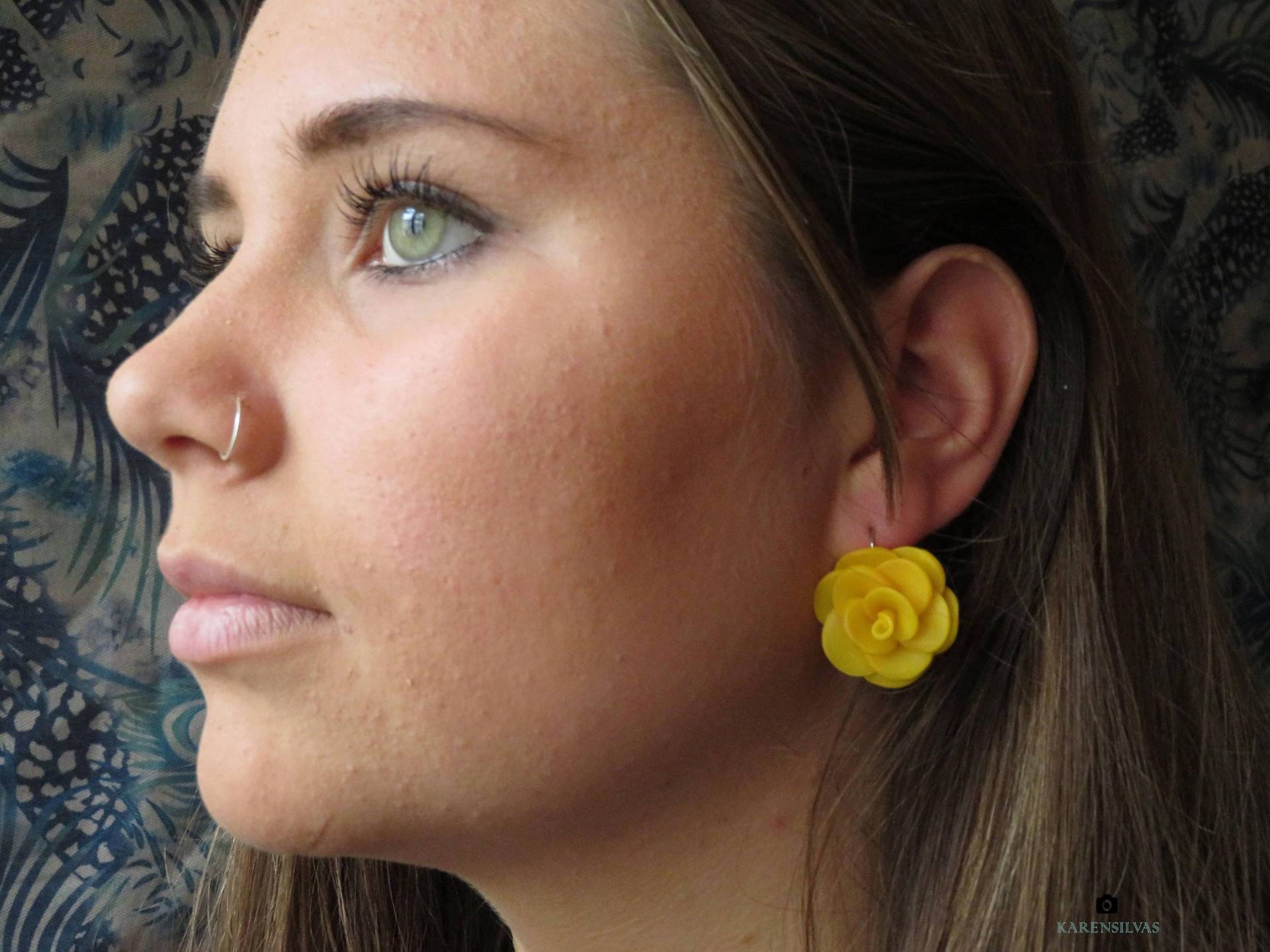 Begonia Gelb von BrazilianArtJewelry